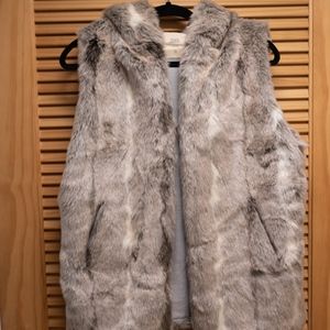 Zara Faux Fur Vest